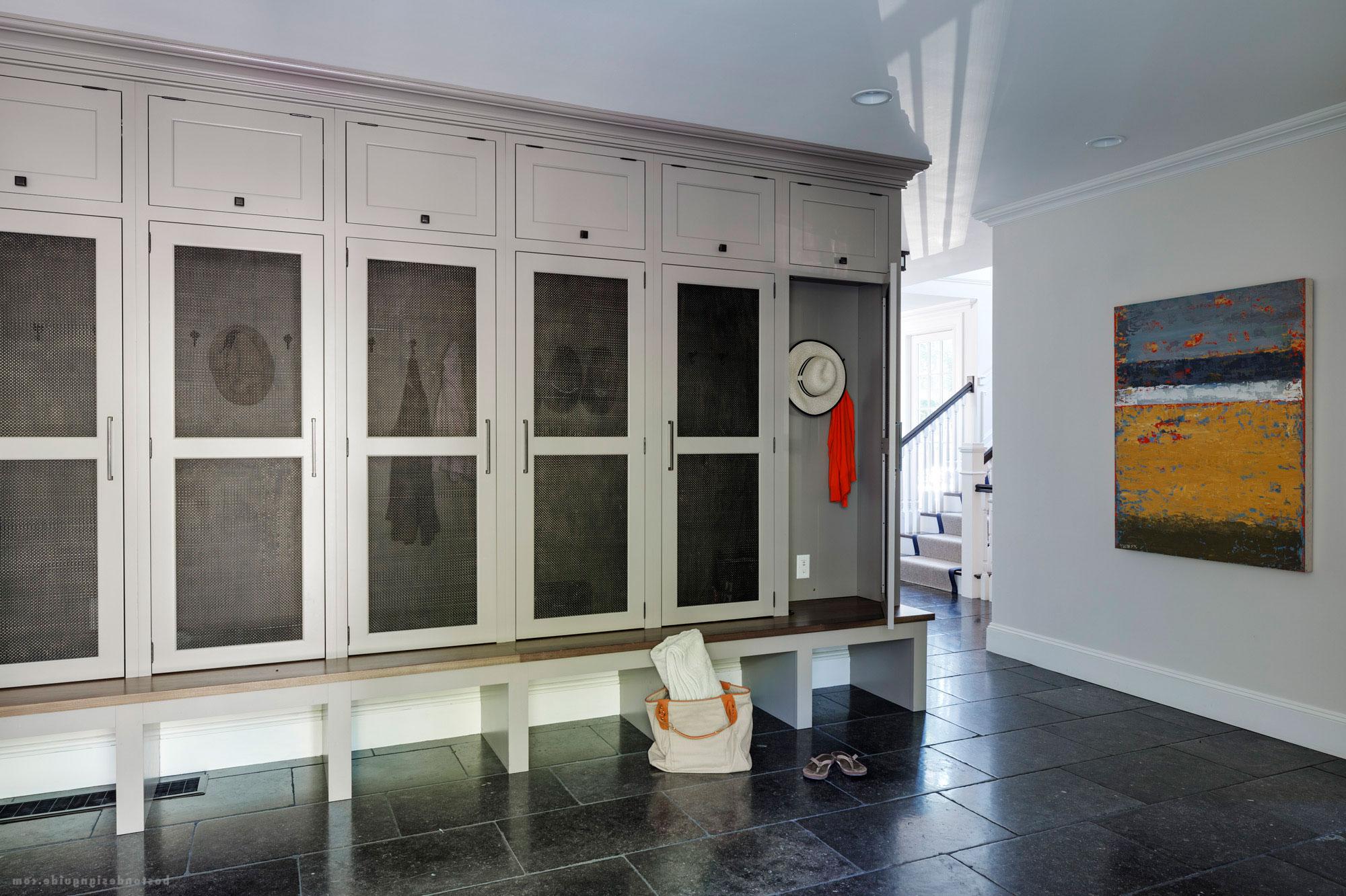 contemporary mudroom design